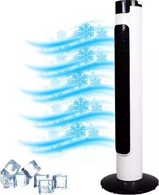 32  Oscillating Tower Fan Slim Cooling 3 Speed Free Standing Quiet • £34.99