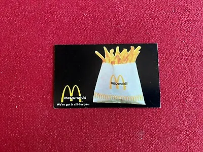 1970's McDonald's  Un-Used  Free French Fries Coupon  (Scarce / Vintage) • $32
