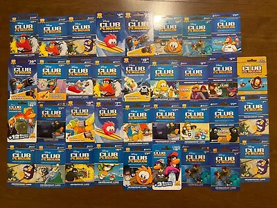 Disney Club Penguin Online Game Membership Card NOT ACTIVATED $0 Value U CHOOSE! • £11.39