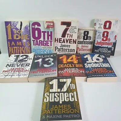 $59.95 • Buy Women's Murder Club Series: By James Patterson X 11 Paperback Books Bulk Lot