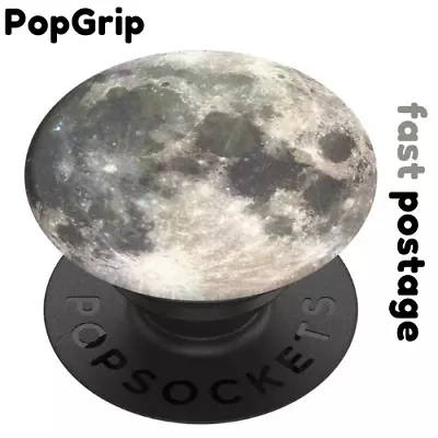 PopSockets 800454 PopGrip - Expanding Stand And Grip With Swappable Top Moon • £14.15