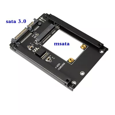 MSATA PCI-E SSD To 2.5  SATA 3.0 6Gbps Adapter Card Expansion Converter Card • $10.40