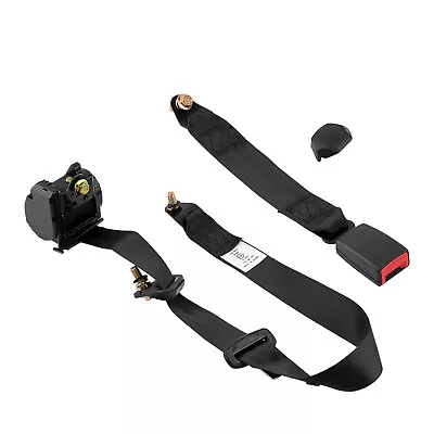 Retractable Safety Belt For Ford Universal 3 Point Inertia Seat Belt Kits 3M • £15.43