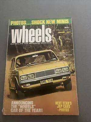 Wheels January 1971 Magazine - HG Monaro GTS 350 Ad • $15