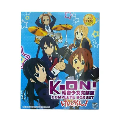 DVD Anime K-On Season 1-2 + Movie + 5 OVA Complete  English Sub Free Shipping • $34.99