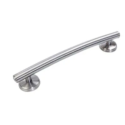 $44.99 • Buy Grabcessories 61032 16  Curved Transitional Grab Bar W/Grips In Brushed Nickel