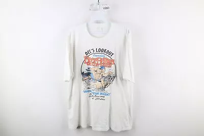 Vtg 90s Mens XL Spell Out Beer Bellies On The Beach Horseshoe Tournament T-Shirt • $40.45