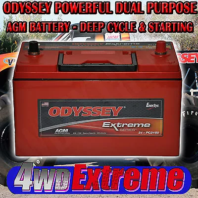 Odyssey Pc2150 Dry Fit Agm Battery 1150cca Dryfit 100ah Deep Cycle **tas • $940