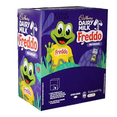 Cadbury Freddo Frogs X 72 Dairy Milk 12g Chocolate Halloween Party Favors Bulk • $54.92