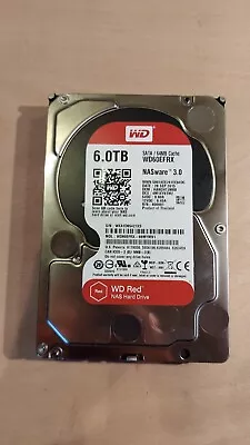 6TB Western Digital Red NAS Hard Drive 3.5  WD60EFRX • £10