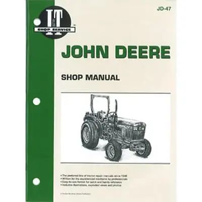 I&T Shop Manual Fits John Deere 950 950 1050 1050 850 850 • $47.99