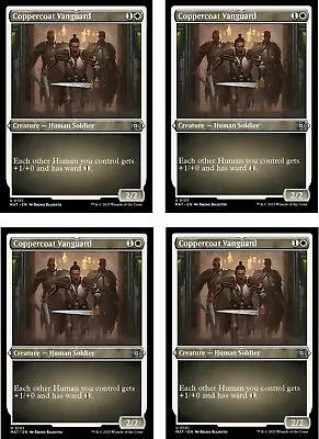 4x - Coppercoat Vanguard - ETCHED FOIL - March Of The Machine: Aftermath MTG X4 • $5.25