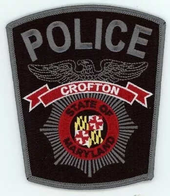 Maryland Md Crofton Police Nice Shoulder Patch Sheriff • $6.99