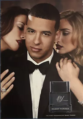 PRINT AD 2008 Daddy Yankee DY Fragrance Cologne 2-Side Scent Strip Advertisement • $11.77