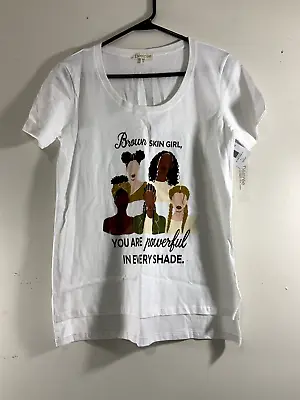 £9.88 • Buy Brown Skin Girl Tee Shirt M