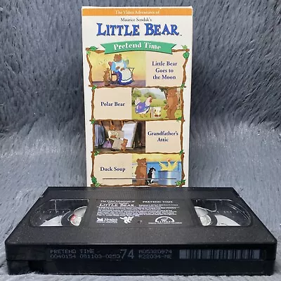 Maurice Sendak’s Little Bear Pretend Time VHS 2002 Video Nick Jr Nickelodeon • $12.99