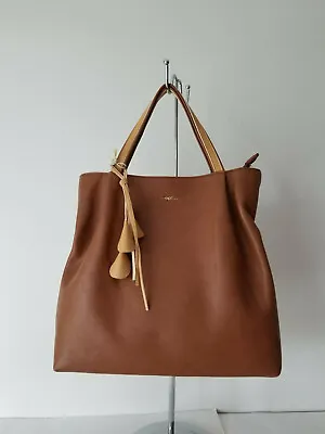 ESPE Angel Brown Satchel Tote Handbag - Vegan • $33.82