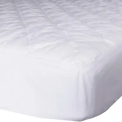 Quilted Mattress Pad Cotton RV Motorhome Bunk Bed Camper Matress Cover Protector • $157.99