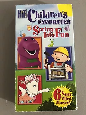 Hit Entertainment Chidrens Favorites “Spring Into Fun” VHS Barney Bob Kipper • $15.99