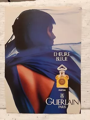 Perfume Paper Advertising. 1993 Ad Guerlain Blue Hour Perfume • $2.13