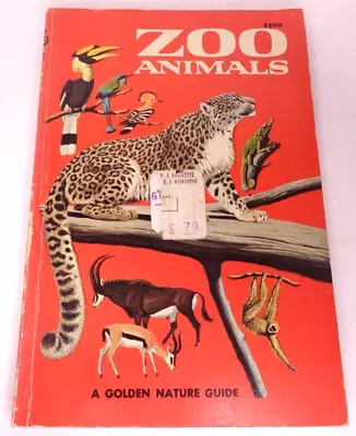 $11.99 • Buy 1967 Zoo Animals Golden Nature Guide Vintage 60's Pocket Field Guide 24019