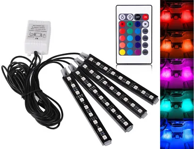 $20.18 • Buy Parts Accessories RGB LED Lights Car Interior Floor Decor Atmosphere Strip Lamp