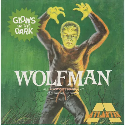 Atlantis 1/8 Lon Chaney Jr. The Wolfman Glow Limited Edition Plastic Model Kit • $69.99