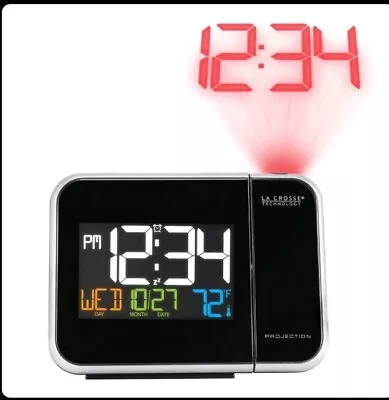  La Crosse Technology Projection Alarm Clock With Indoor Temperature  • $9.99