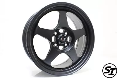 Rota Slipstream Wheels 16x7 +40 4x100 67.1 Hb Satin Black Honda Civic Xa Xb Rims • $715