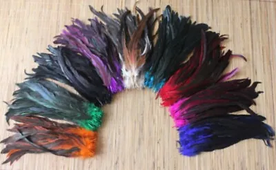 Long Rooster Tail Feathers Fly Craft Hat Arts Decorations Chicken Costume UK • £1.99