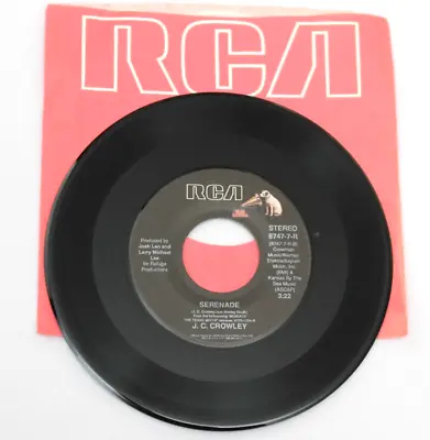 J.c. Crowley Serenade / Paint The Town 45 7  Record (8747-7-r) • $2.83