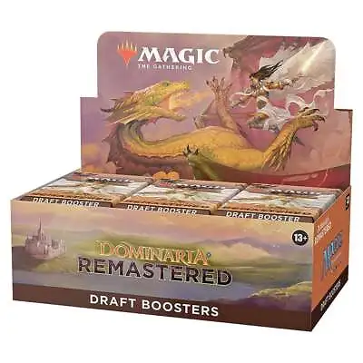 MTG Magic The Gathering Dominaria Remastered Draft Booster Box • $261.95