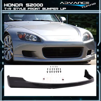Fits 00-03 Honda S2000 AP1 Convertible Type R Style Front Bumper Lip Spoiler PU • $59.99
