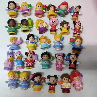 Random 5pcs Fisher Price Little People Disney Princess Mickey Minnie Mouse • $10.90