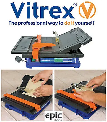 Vitrex Torque-Master Electric Diamond Wet Tile Bench Saw Cutter & Blade 103402 • £49.99