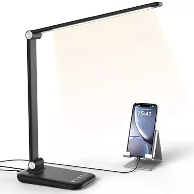 LED Desk Lamp Table Light Reading Daylight Lamps Office Nail Lights For Home • £14.99