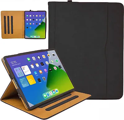 Genuine Leather TAN Case For IPad Pro 12.9 Inch 3rd 4th 5th 6th Gen 2018 - 2023 • £12.99