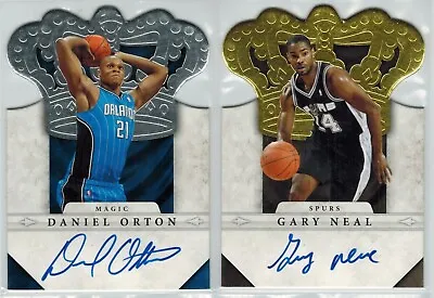 2011-12 Panini Preferred Gary Neal /25 Spurs Daniel Orton Auto Card Lot NBA  • $9.99
