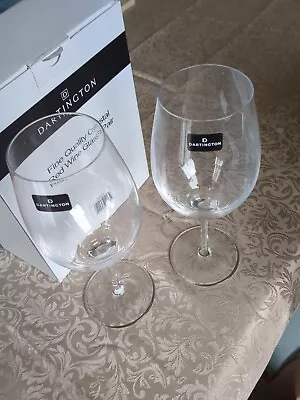 Dartington Fine Quality Crystal Red Wine Glass Pair • £12.99