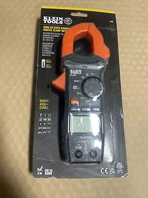 Klein Tools AC Auto-Ranging 400Amp Digital Clamp Meter With Temperature SEALED • $40