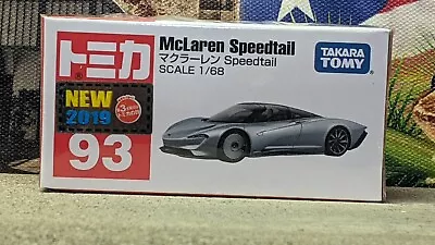 TOMICA #93 McLAREN SPEEDTAIL 1/68 SCALE NEW IN BOX [WYL] USA STOCK!!! • $6.99