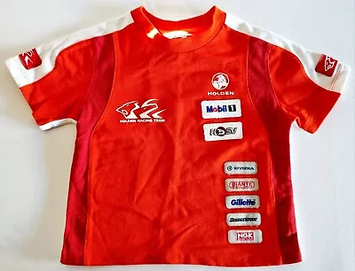 Holden Racing Team Kids T-Shirt Size 2 Team Red | Australia V8 Supercars • $27.99