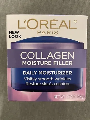 $13.99 • Buy Loreal Paris Collagen Moisture Filler Daily Day/Night Cream-1.7oz NIB
