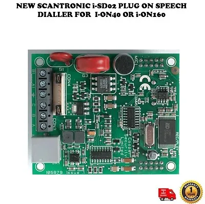 £83.99 • Buy NEW SCANTRONIC I-SD02 PLUG ON SPEECH DIALLER FOR  I-ON40 OR I-ON160