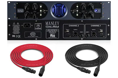 Manley Nu Mu | Dual Channel Tube/Solid-state Limiter/Compressor With Stereo Link • $2999