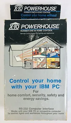 $55 • Buy X-10 POWERHOUSE RS232 Computer Interface Remote Control System -BRAND NEW!  NOS!