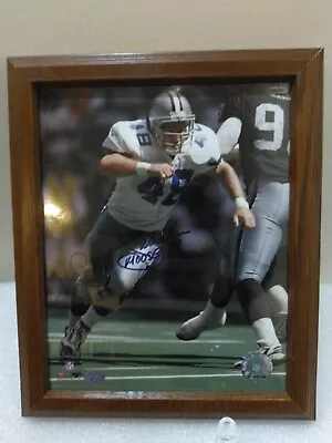 Daryl  Moose  Johnston #48 Mounted Memories COA Autograph 8x10 Framed Photo • $14