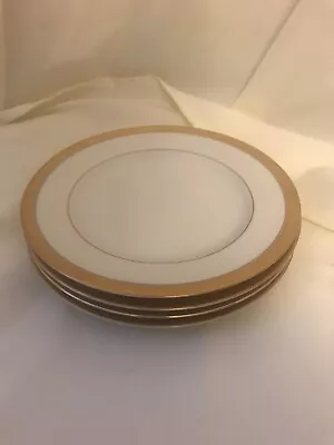 Mikasa Palatial Gold Salad Plates - Set Of 4 - Excellent • $39.99