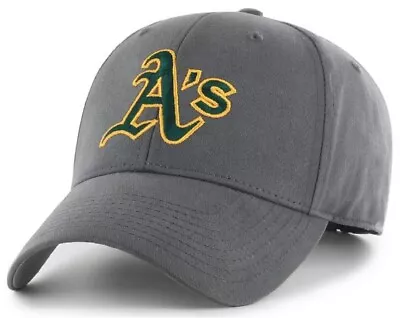 Oakland Athletics A's MLB Fan Favorite MVP Charcoal Hat Cap Hat Men's Adjustable • $19.99