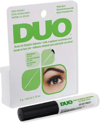 Duo Green Brush On Strip & Individual False Eyelash Clear Adhesive Glue 5g UK • £5.79